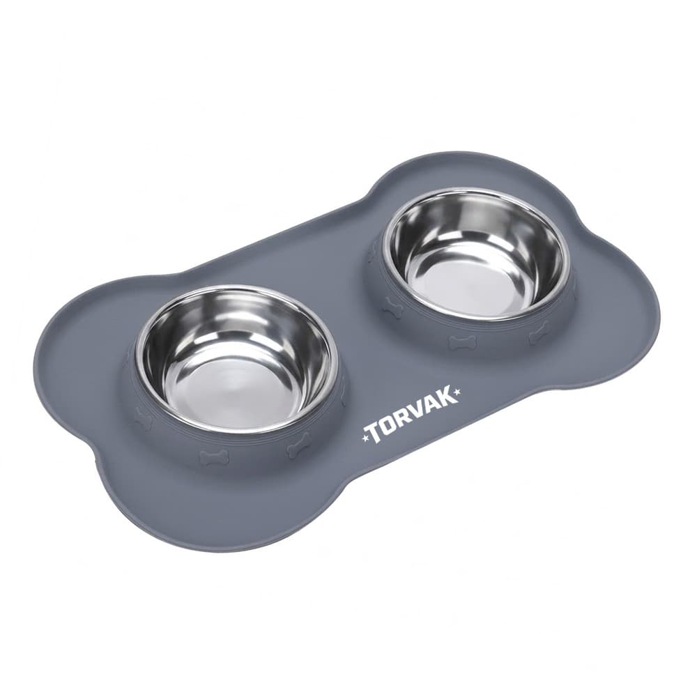 Silicone Pet Feeding Bowl w/ Non Slip Mat gallery 3