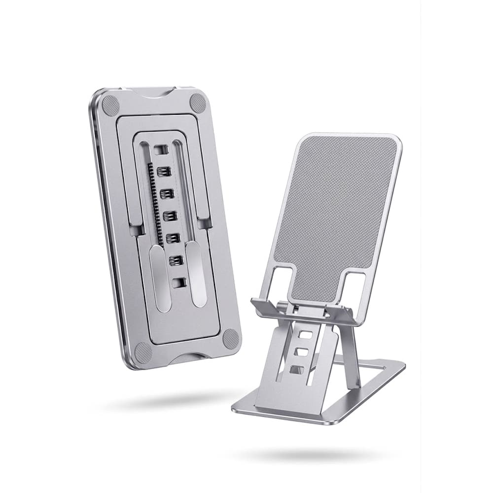 Collapsible Aluminum Phone & Tablet Stand gallery 1