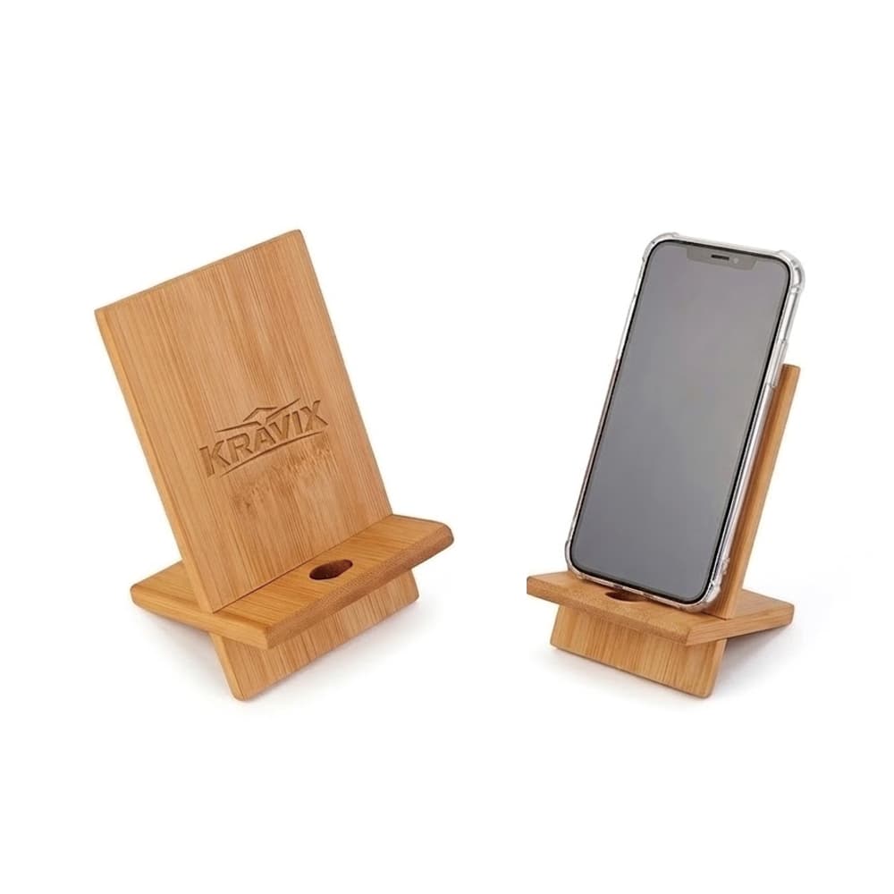 Bamboo Detachable Mobile Phone Stand